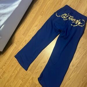 dark blue ed hardy sweats